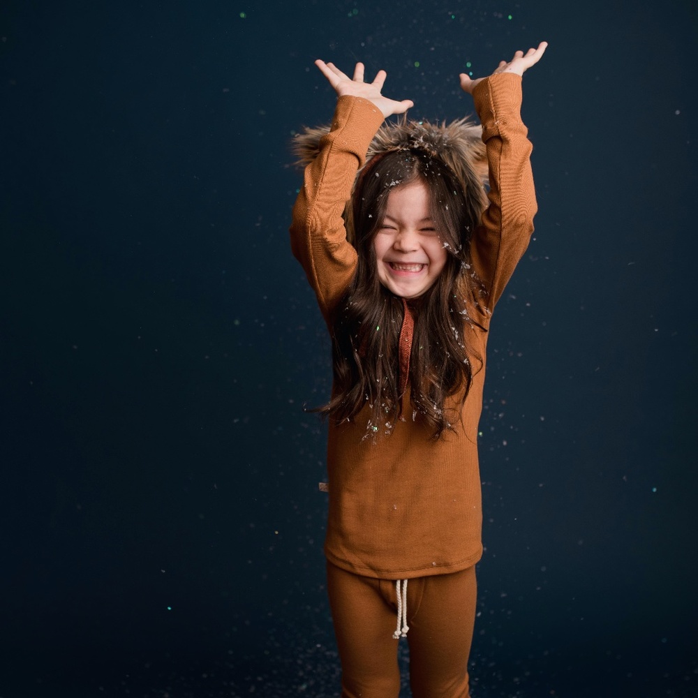 Childhoods Clothing Rib Knit Pajamas Set Size 6/7